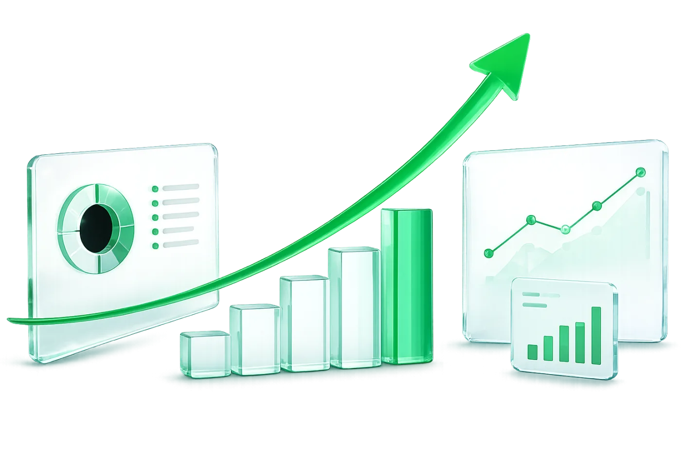 Grafico di crescita trading AI di Brezza Capitivo